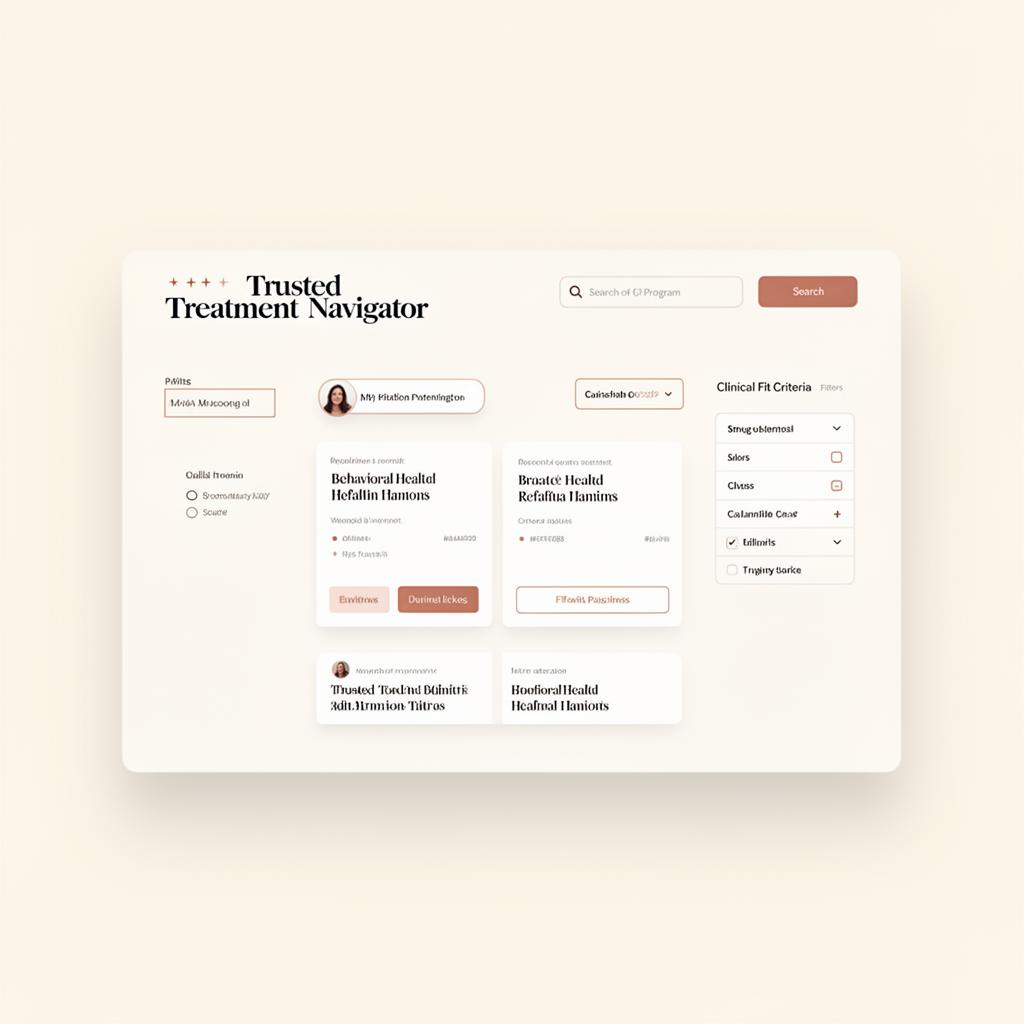 Trusted Treatment Navigator referrals platform